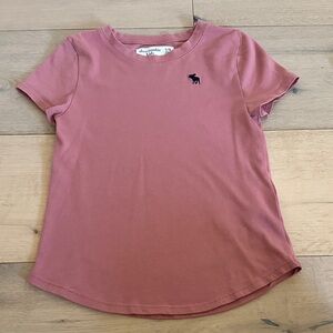 Abercrombie Kids Mauve Tee with Logo